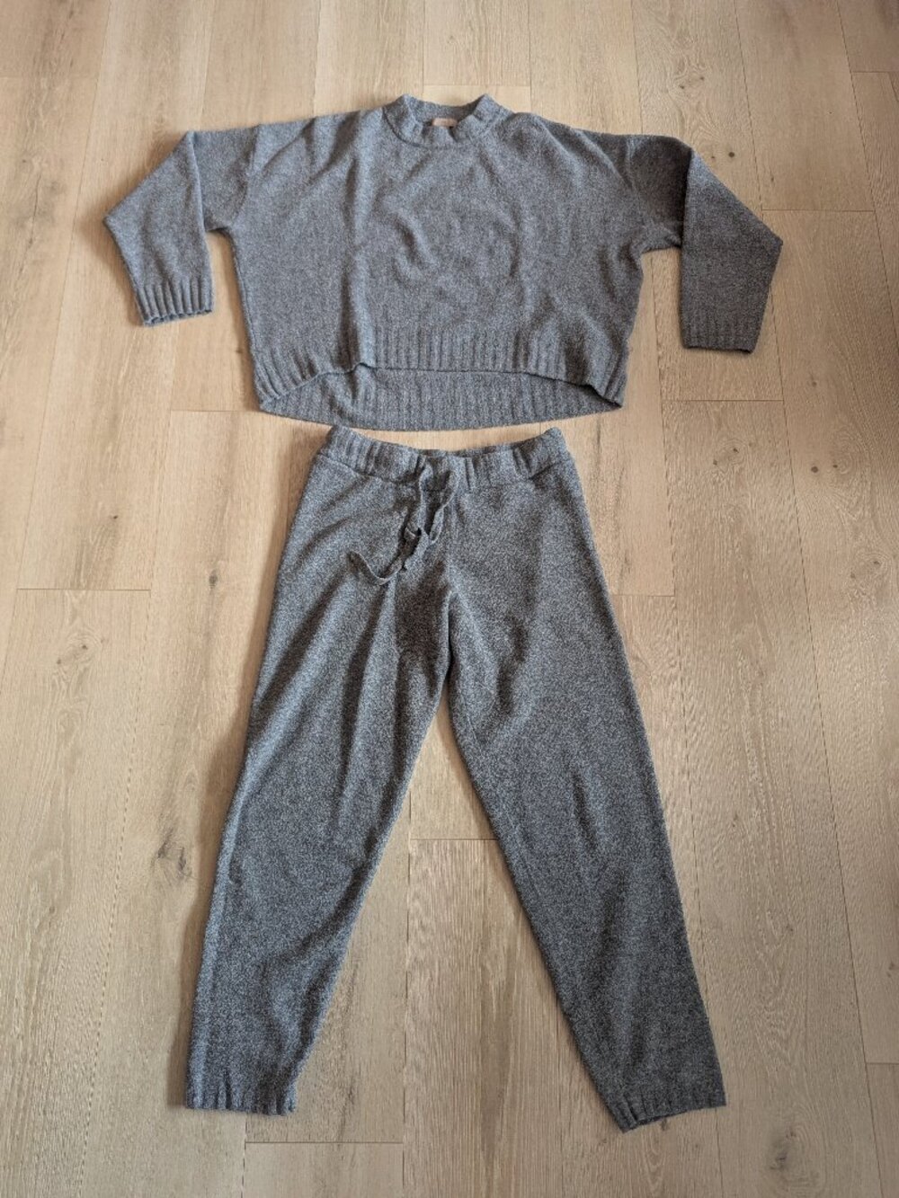 H&M Knit Loungewear Sweater Jogger Set Medium